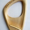 12 string pentatonic lyre harp