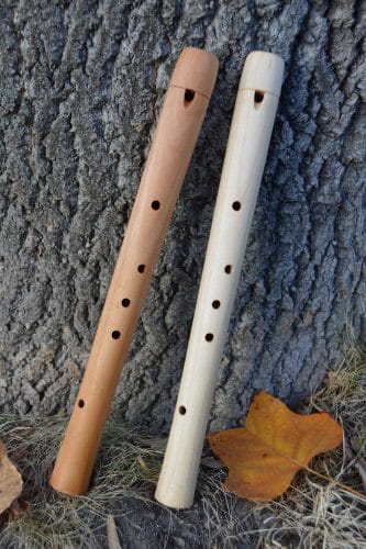 Pentatonic Flutes, Maple and cherry